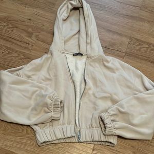 Brand new crop zip hoodie from Zara